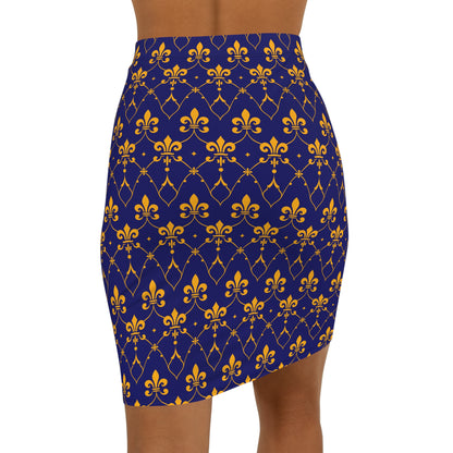 Women's Mid-Waist Pencil Skirt (AOP)